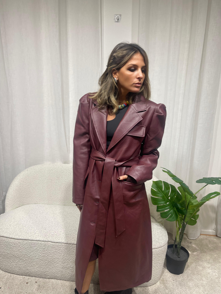 Trench Bordeaux