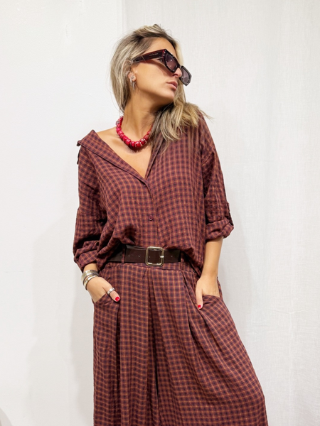 Chemise quadrillée Erell