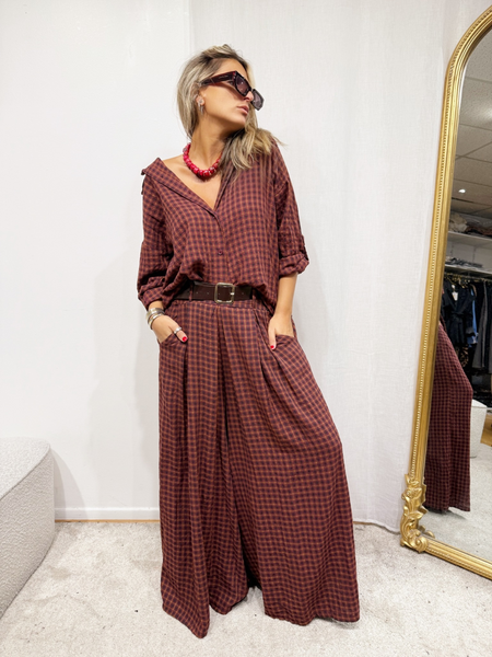 Pantalon quadrillé Erell