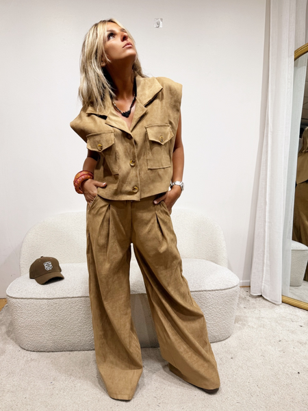 Pantalon en daim