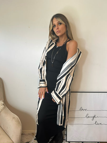 Robe longue moulante
