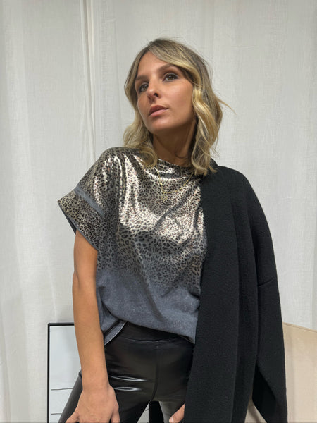 T-shirt léopard