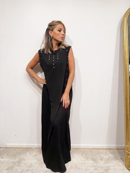 Robe longue à oeillet Salome