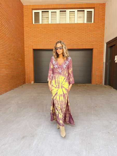Robe longue Tie and Die
