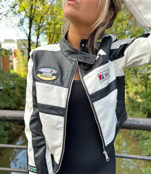 Veste style motarde