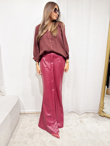 Jupe simili cuir by Lanalou
