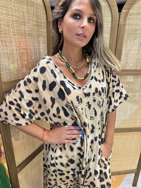 Robe Amour Leopard