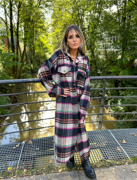 Robe carreaux Caro