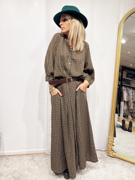 Chemise à carreaux