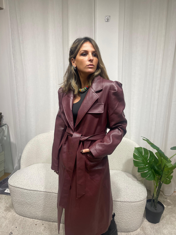 Trench Bordeaux