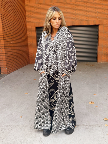 Robe fluide à motif