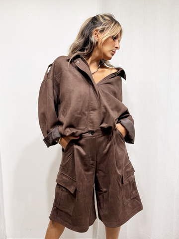 Veste suédine