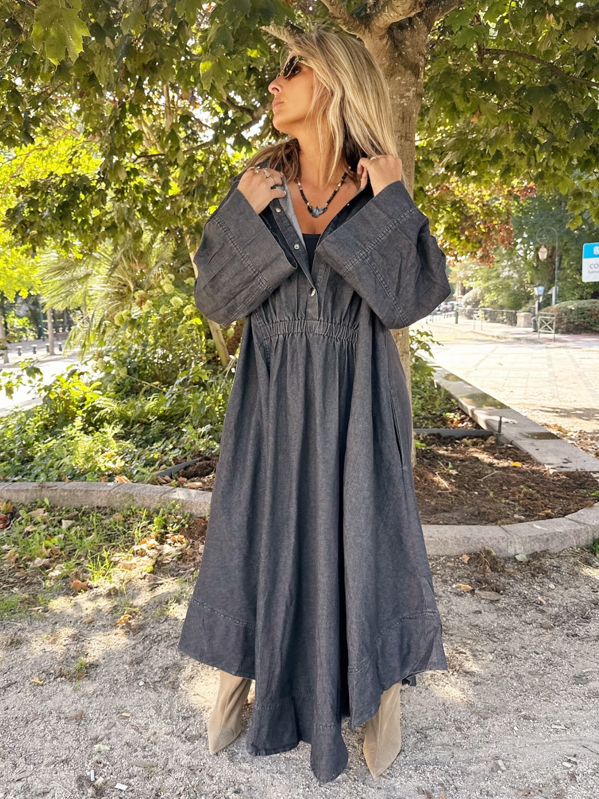Robe en jean Mina
