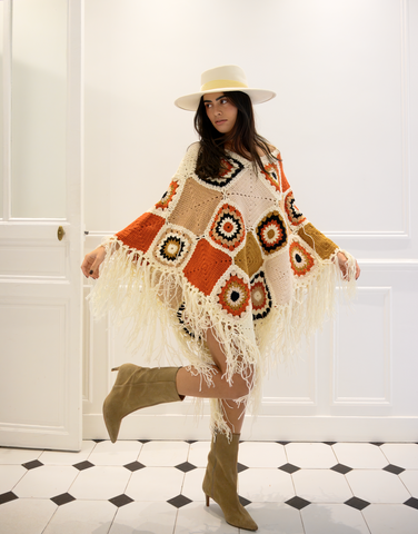 Poncho coloré