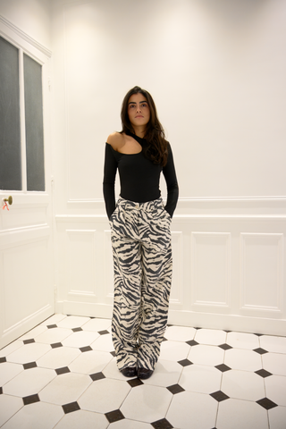 Pantalon zebre Solene