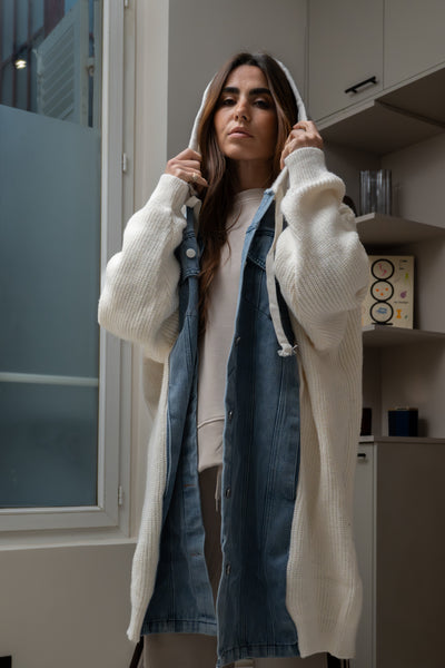 Veste jean sweat Kenny