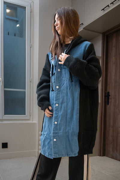 Veste jean sweat Kenny