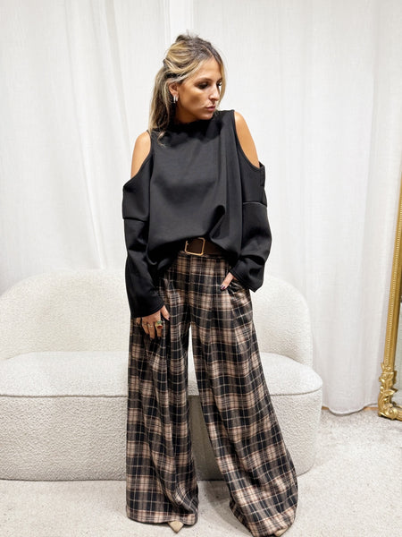 Pantalon carreaux Jeanne
