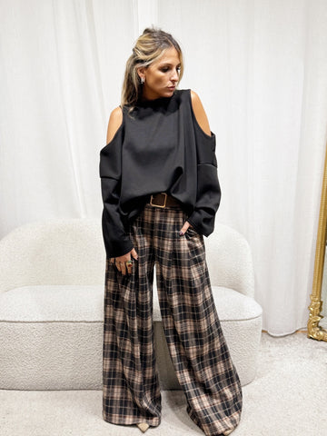 Pantalon carreaux Jeanne