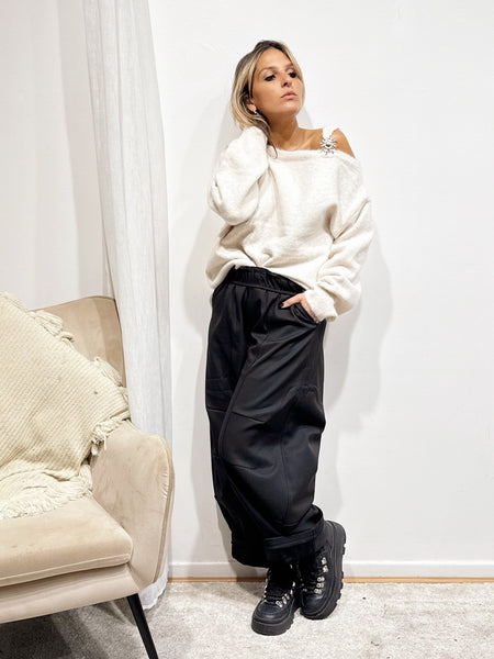 Pull une épaule Shaily