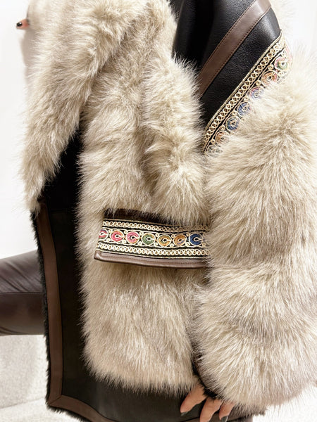 Manteau fourrure Linoi