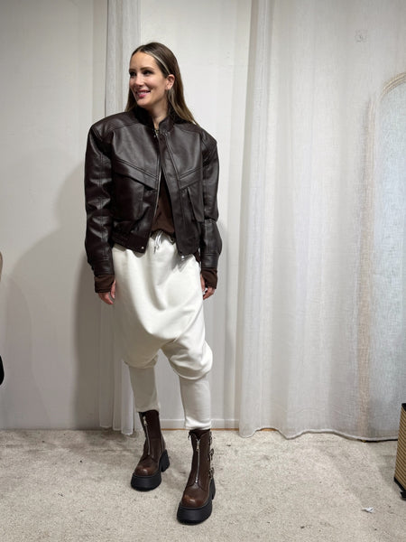 Veste cuir vegan Fiona