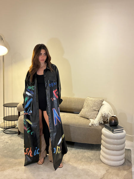 Robe chemise art'