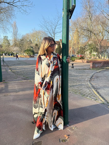 Robe chemise longue