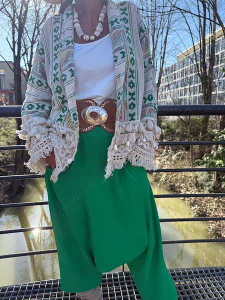 Gilet pompon