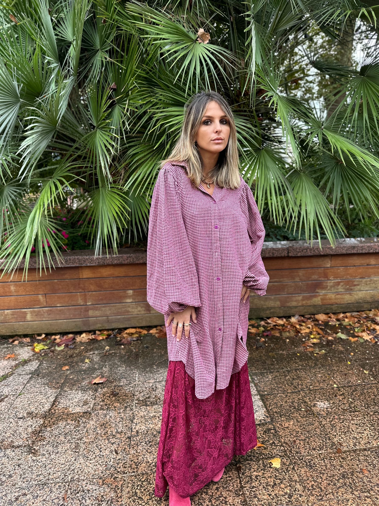 Robe carreaux Camille