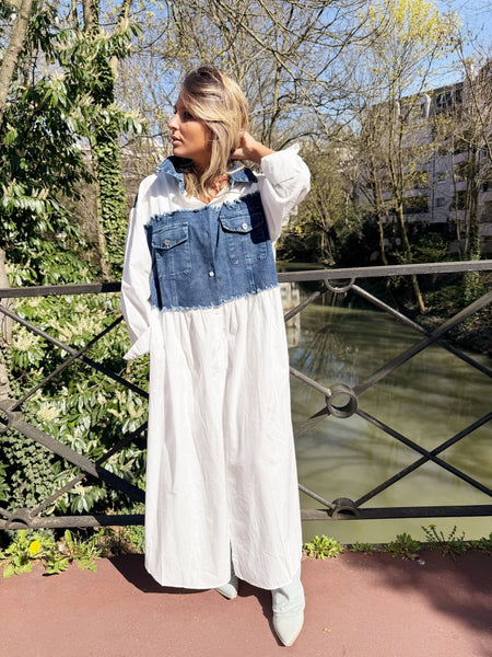 Robe chemise jean