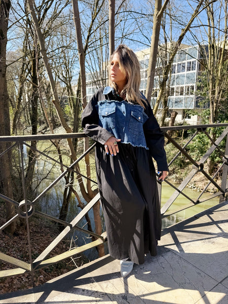 Robe chemise jean