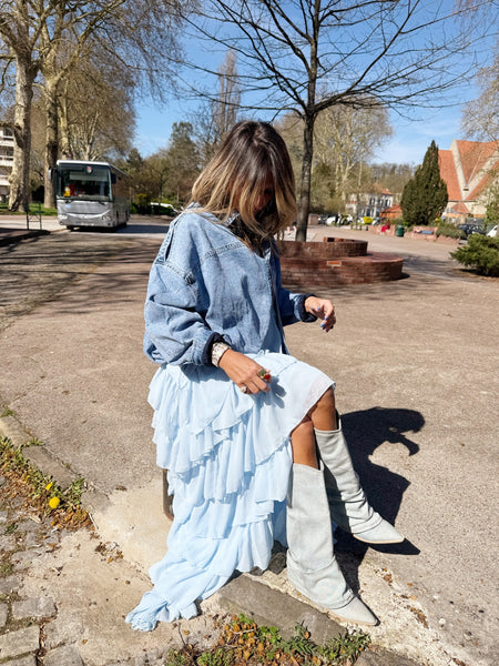 Veste en jean boule