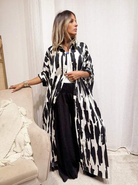 Robe chemise longue
