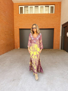Robe longue Tie and Die