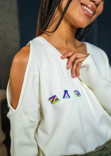 Pull Amelia  ouverture épaule
