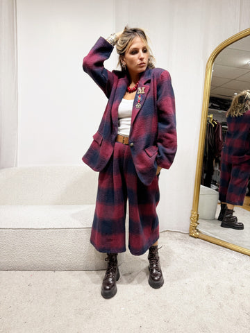 Veste blazer à rayures