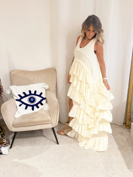 Robe boheme chic asymétrique Elena