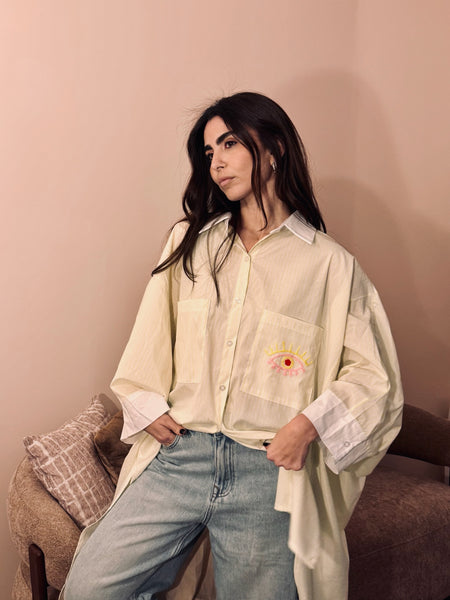 chemise oeil rayé