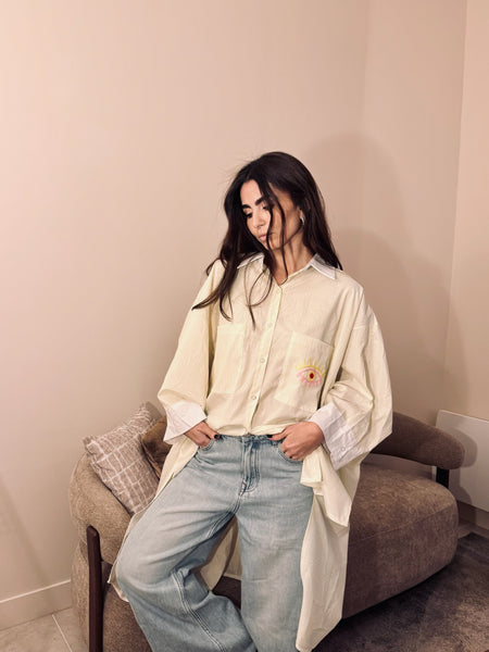 chemise oeil rayé