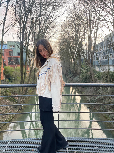 Veste à frange western