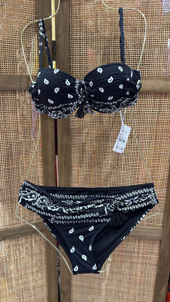 Maillot deux pieces femme style bandana