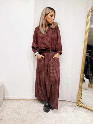 Chemise à carreaux