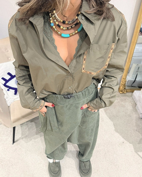 Saroual Suédine Kaki Lanalou